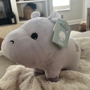 (Bellzi!)Cute Purple Hippo Plush Toy